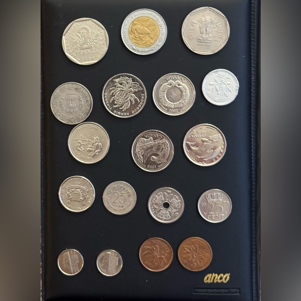 World Coin Lot – France, Canada, China, India, Singapore, Netherlands & More